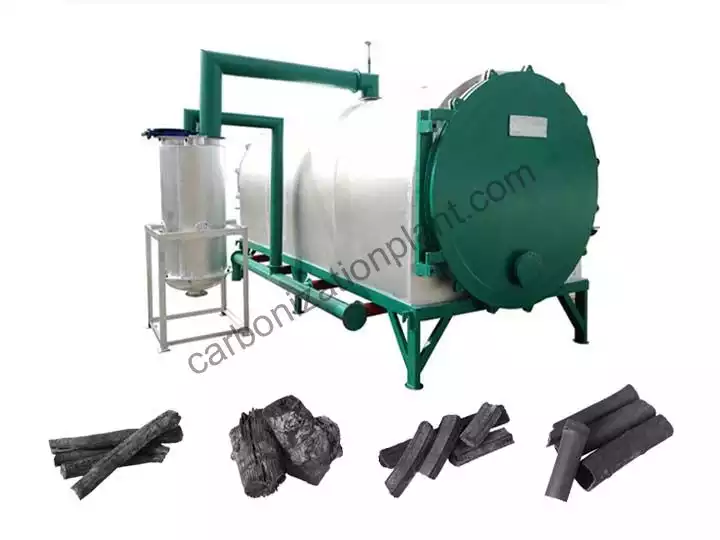 Horizontal carbonization furnace