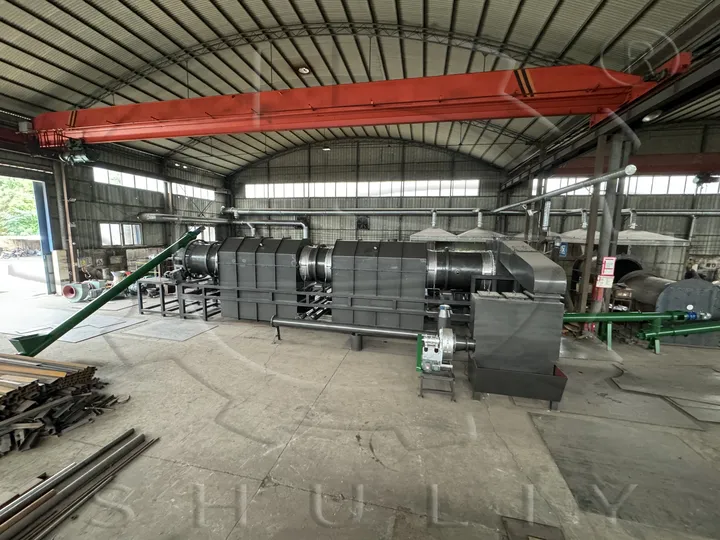 Newest Rotary Drum Continuous Carbonization Furnace