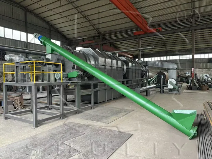 Newest Smokeless Continuous Carbonization Furnace