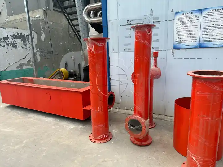 Continuous Charcoal Carbonization Furnace Successfully Exported to Zimbabwe 8 Spare parts