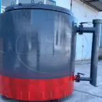 Vertical bamboo charcoal making machine