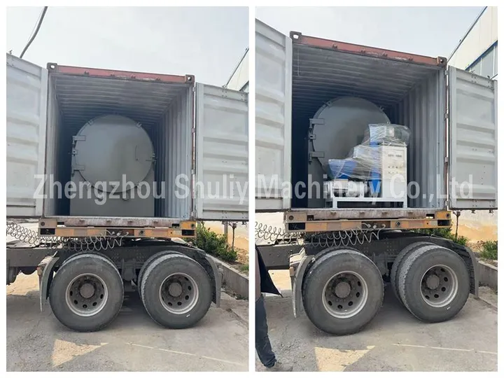Horizontal Carbonization Furnace Successfully Exported to Colombia 3 Container loading of Horizontal Carbonization Furnace
