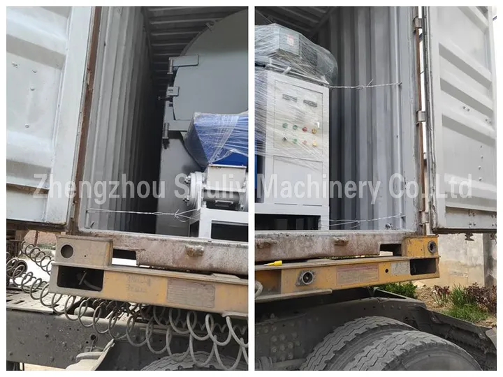 Horizontal Carbonization Furnace Successfully Exported to Colombia 5 Sawdust Briquette Machine and Horizontal Carbonization Furnace