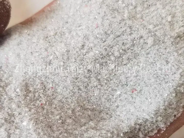 Separated plastic